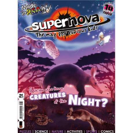 The cover art for Supernova volume 10.1, featuring creatures of the night